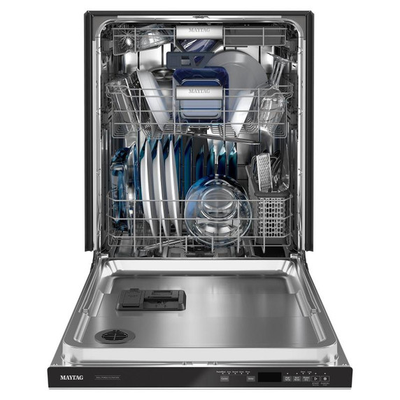 Maytag® Lave-vaisselle à panier de troisième niveau et filtration à puissance double MDB9979SKZ