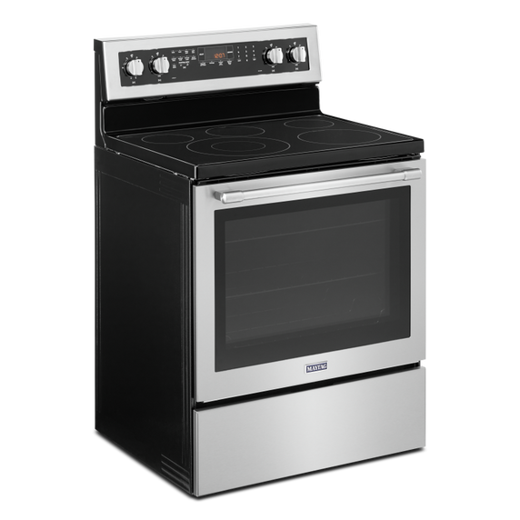 Cuisinière électrique avec convection véritable et préchauffage rapide - 30 po - 6.4 pi cu Maytag® YMER8800FZ