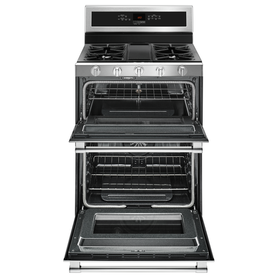 Cuisinière au gaz à four double avec convection véritable - 30 po - 6 pi cu Maytag® MGT8800FZ