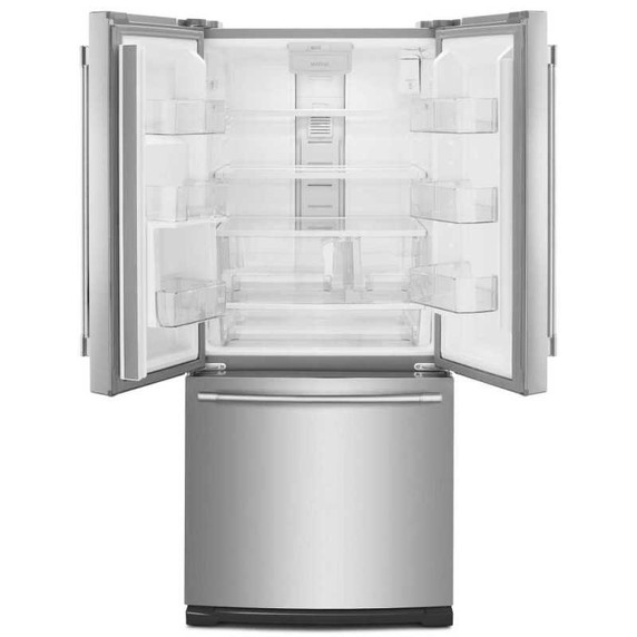 Maytag® Réfrigérateur à portes françaises avec distributeur d’eau extérieur - 30 po - 20 pi cu MFW2055FRZ