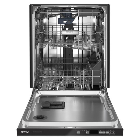Maytag® Lave-vaisselle à commandes dissimulées avec filtration à puissance double et panier de troisième niveau MDB8959SKZ