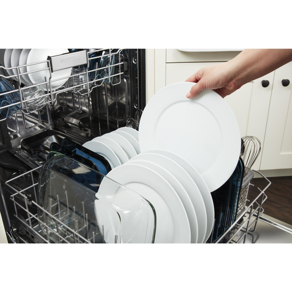 Lave-vaisselle à panier de troisième niveau et filtration à puissance double Maytag® MDB8959SKZ