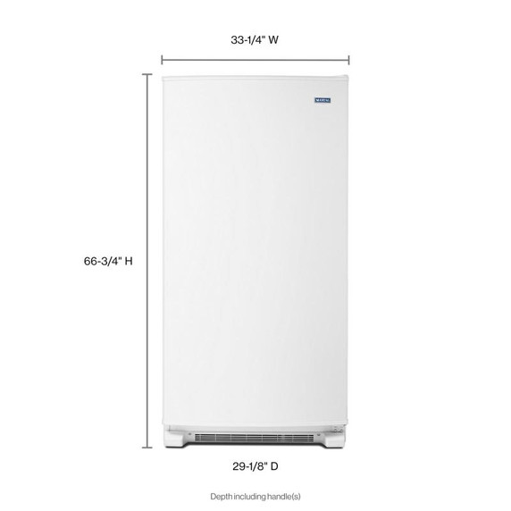 Maytag® Congélateur vertical sans givre avec éclairage à DEL, 20 pi³ MZF34X20DW