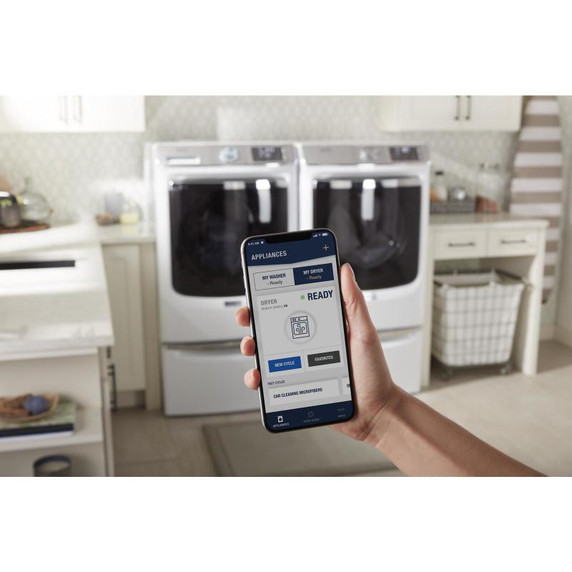 Maytag® Piédestal avec poignée chromée et tiroir de rangement - 15.5 po (39.37 cm) XHPC155XW