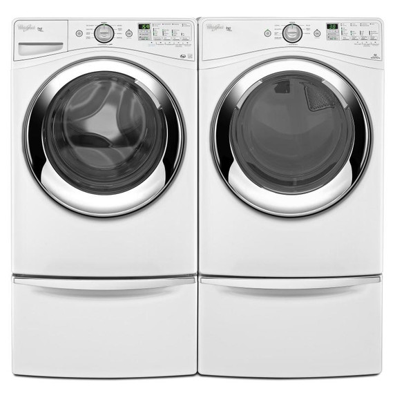 Maytag® Piédestal avec poignée chromée et tiroir de rangement - 15.5 po (39.37 cm) XHPC155XW