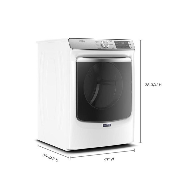Maytag® Sécheuse au gaz avec fonction Extra Power et cycle de séchage rapide - 7.3 pi cu MGD8630HW
