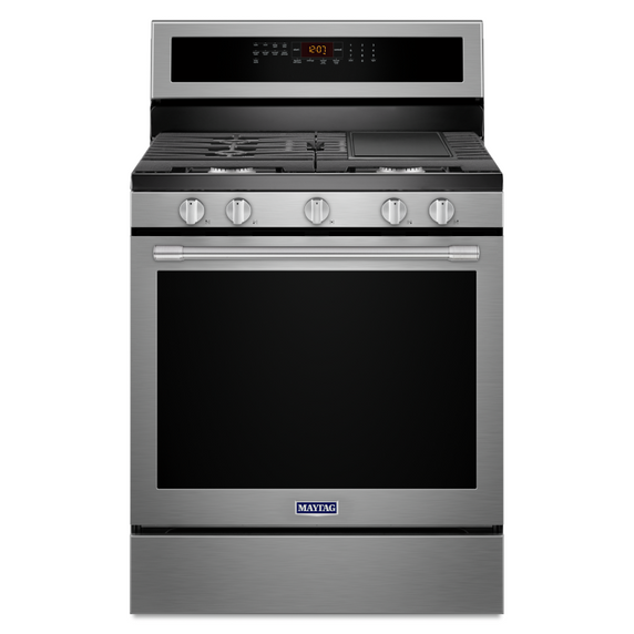 Cuisinière au gaz avec convection véritable et préchauffage rapide - 30 po - 5.8 pi cu Maytag® MGR8800FZ