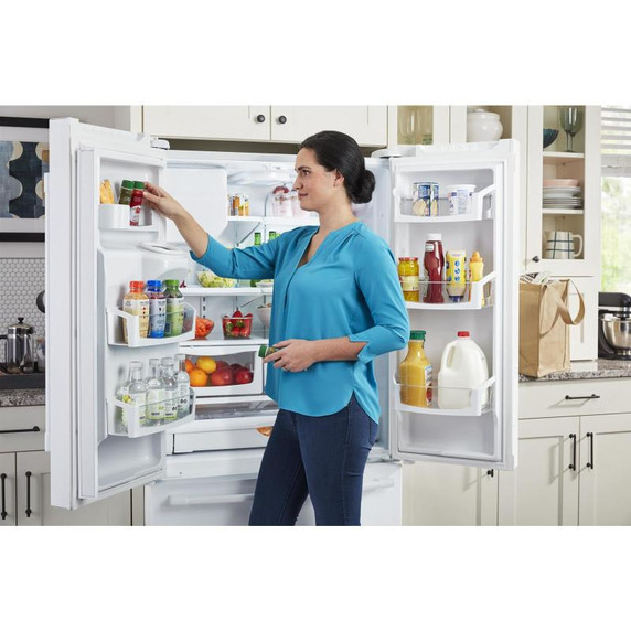 Maytag® Réfrigérateur à portes françaises avec fonction PowerCold® - 36 po - 25 pi cu MFI2570FEW