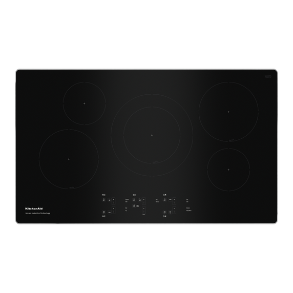 Table de cuisson à induction par capteur de 5 éléments et 36 po KitchenAid® KCIG556JSS