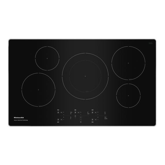 Table de cuisson à induction par capteur de 5 éléments et 36 po KitchenAid® KCIG556JSS