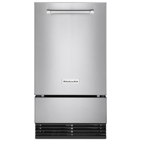Kitchenaid® Machine à glaçons automatique avec fini PrintShieldTM - 18 po KUID308HPS