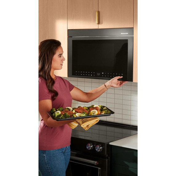 Kitchenaid® Lave-vaisselle avec troisième niveau 360° Max Jets™ et éclairage intérieur à DEL, 44 dBA KDTM804KBS