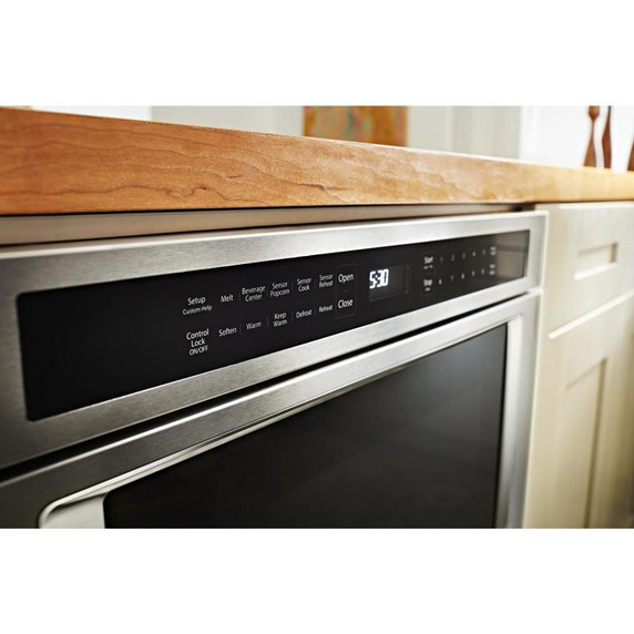Kitchenaid® Tiroir-four à micro-ondes sous comptoir - 950 watts - 24 po KMBD104GSS