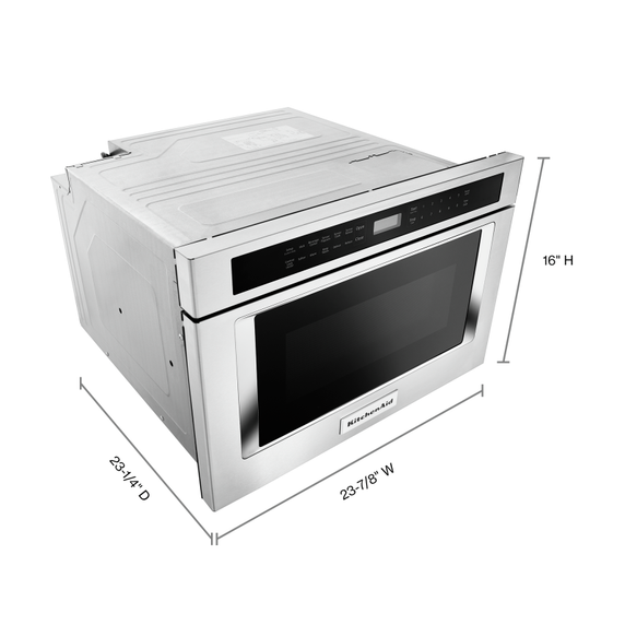 Tiroir-four à micro-ondes sous comptoir - 950 watts - 24 po KitchenAid® KMBD104GSS