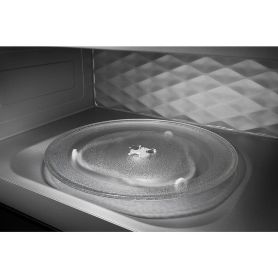 Kitchenaid® Four à micro-ondes à hotte intégrée à profil bas de 900 watts avec trousse de garniture étroite YKMBT5011KS