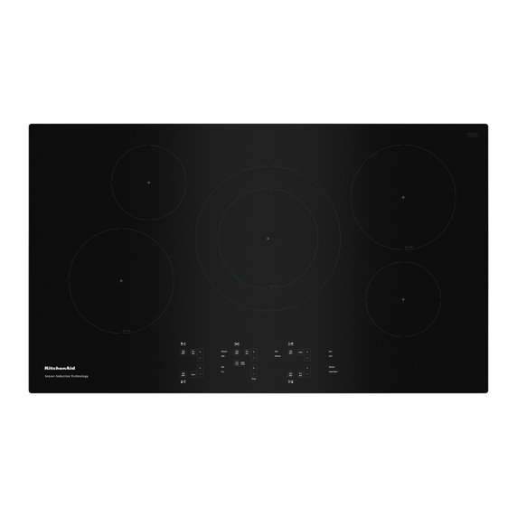 Table de cuisson à induction par capteur de 5 éléments et 36 po KitchenAid® KCIG556JBL