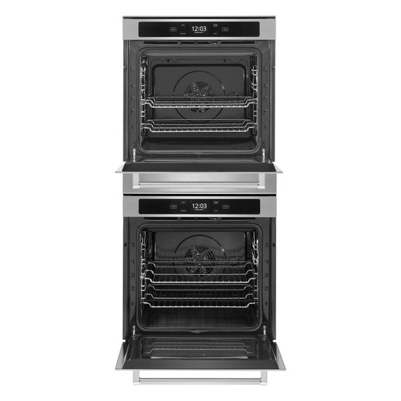 Kitchenaid® Four mural double à convection véritable de 24 po KODC504PPS