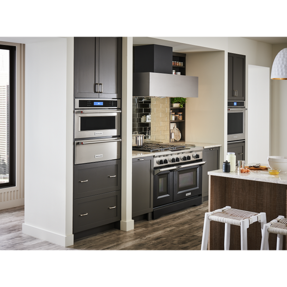 Four à micro-ondes encastré avec cuisson à convection - 900 watts - 30 po KitchenAid® KMBP100ESS