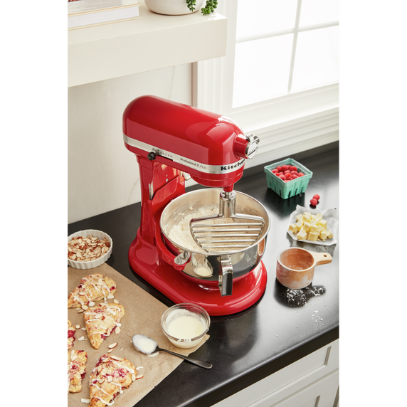 Accessoire-batteur à pâtisserie en acier inoxydable pour batteurs sur socle à bol relevable KitchenAid® KSMPB7SS