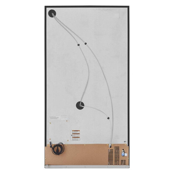 Kitchenaid® Réfrigérateur côte à côte avec distributeur extérieur d’eau et de glaçons et fini PrintShield™ - 24.8 pi cu - 30 po KRSF705HBS