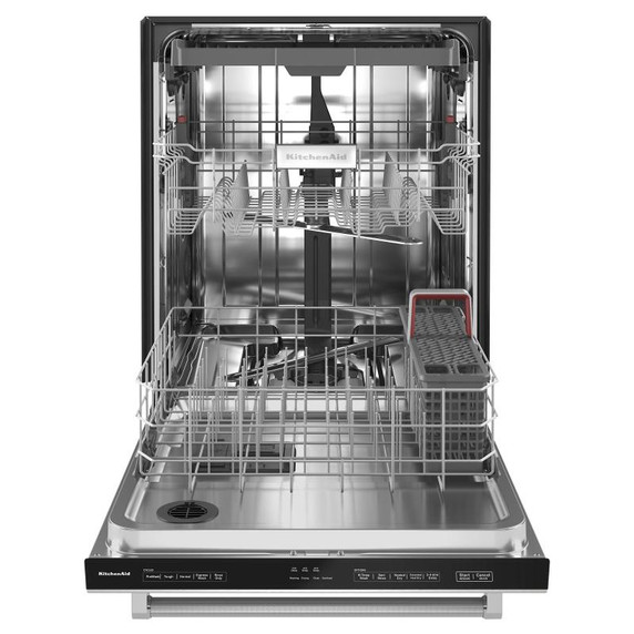 Kitchenaid® Lave-vaisselle à fini PrintShieldTM avec panier de troisième niveau pour ustensiles - 39 dBA KDTE204KPS