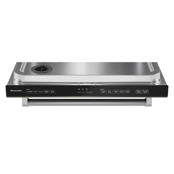 Kitchenaid® Lave-vaisselle à fini PrintShieldTM avec panier de troisième niveau pour ustensiles - 39 dBA KDTE204KBS