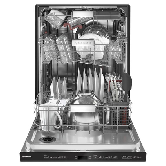 Kitchenaid® Lave-vaisselle à fini PrintShieldTM avec troisiéme panier 360° Max Jets™ - 44 dBA KDPM604KBS Kitchenaid® Lave-vaisselle à fini PrintShieldTM avec troisiéme panier 360° Max Jets™ - 44 dBA KDPM604KBS