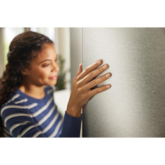 Kitchenaid® Réfrigérateur à 4 portes à profondeur de comptoir avec fini PrintShield™ - 19.4 pi cu - 36 po KRQC506MPS
