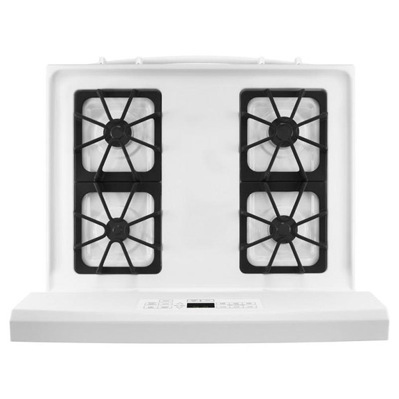 Cuisinière au gaz Amana® avec option d’autonettoyage, 30 po AGR6603SFW Cuisinière au gaz Amana® avec option d’autonettoyage, 30 po AGR6603SFW