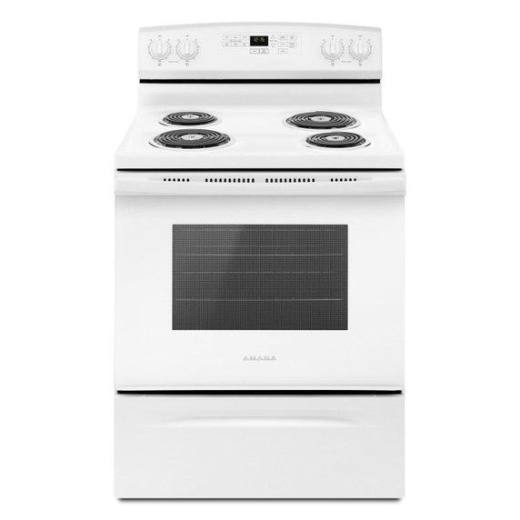 Cuisinière électrique Amana® avec option d’autonettoyage, 30 po YACR4503SFW