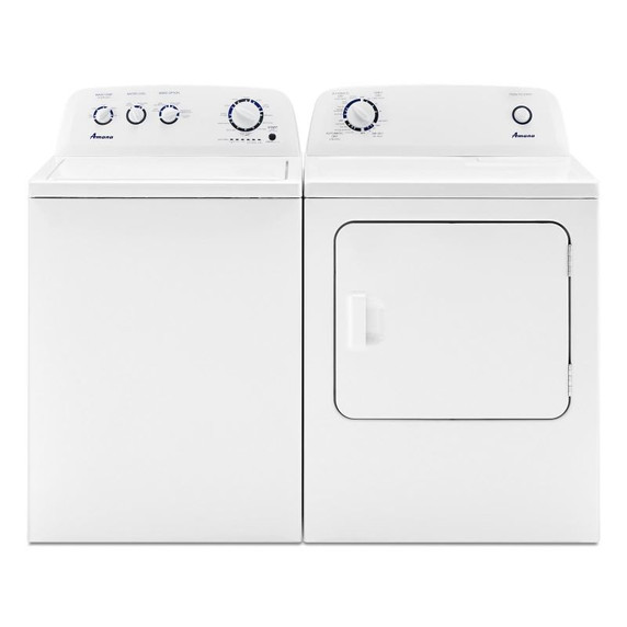 Amana® Laveuse à chargement vertical avec agitateur haute efficacité à double action, 4.4 pi3 NTW4519JW