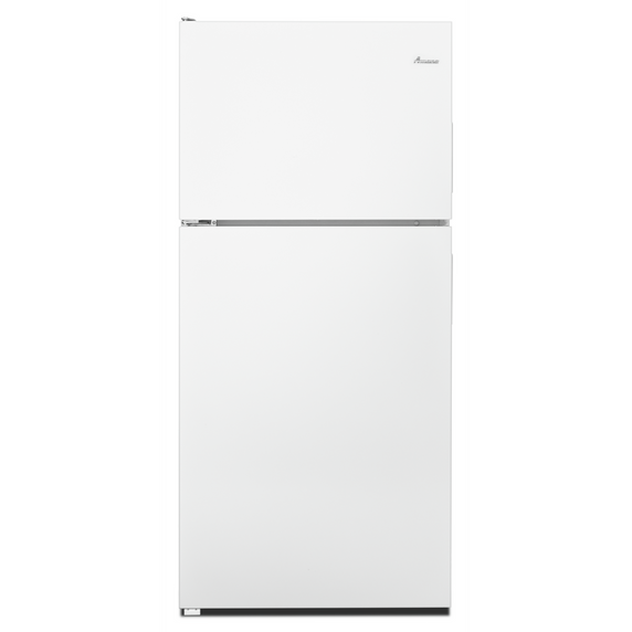Réfrigérateur à congélateur supérieur amana® de 18 pi cu avec commandes électroniques de température Amana® ART318FFDW