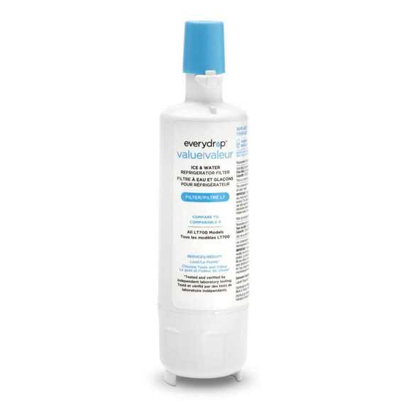 Filtre à eau pour réfrigérateur everydrop® L7 Valeur (comparé au LG LT-700) EVFILTERL7B