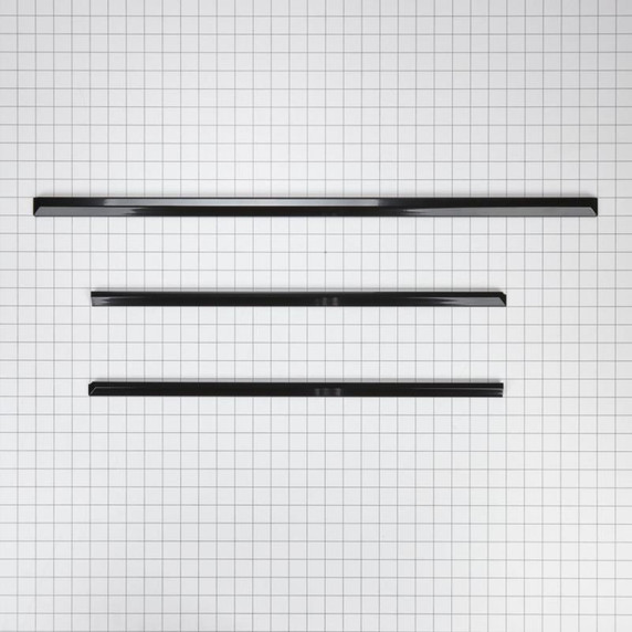 Trousse de garniture pour cuisinière coulissante, noire W10675026