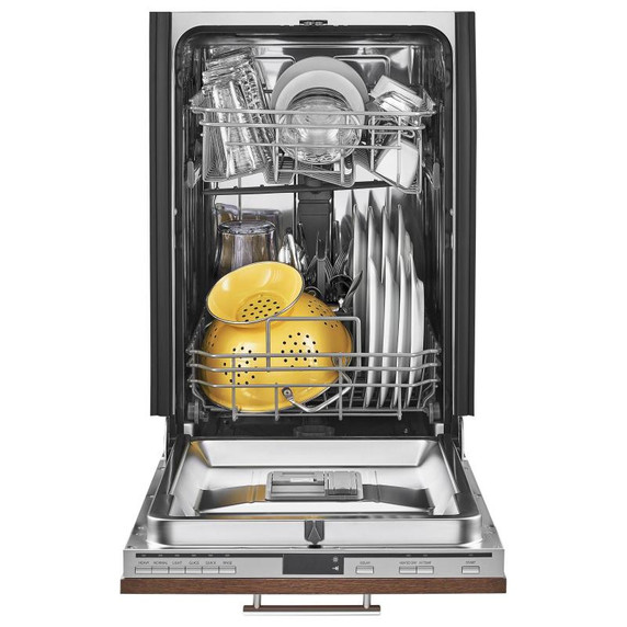 Lave-vaisselle compact à cuve en acier inoxydable prêt à accueillir le panneau de recouvrement UDPS5118PP