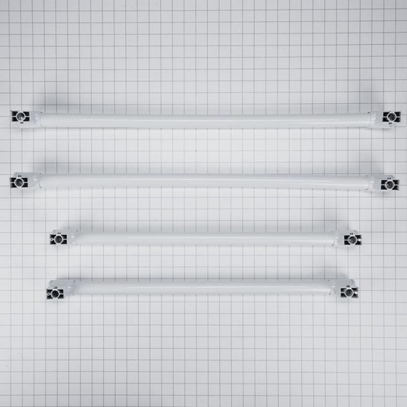 French Door Refrigerator Handle Kit, White W10716734 French Door Refrigerator Handle Kit, White W10716734