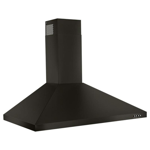 Whirlpool® Hotte de cuisinière contemporaine murale en acier inoxydable noir - 30 po WVW53UC0HV