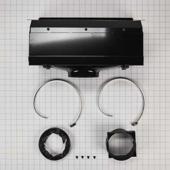 Trousse de ventilation pour cuisinière à évacuation descendante, noire W10620783