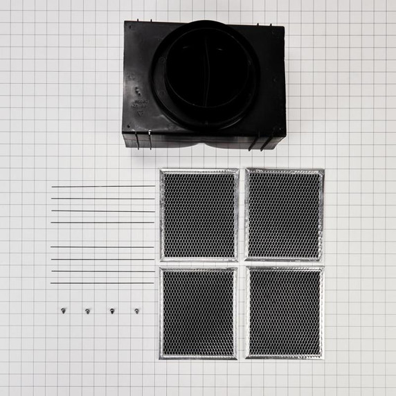 Trousse de recirculation d’air pour hotte de cuisinière sur îlot W11430922