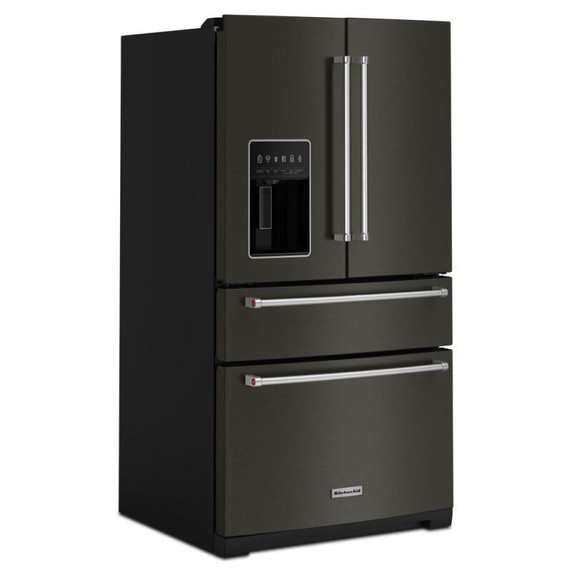 Réfrigérateur à portes françaises multiples KitchenAid® avec intérieur platine KRMF536RBS Réfrigérateur à portes françaises multiples KitchenAid® avec intérieur platine KRMF536RBS