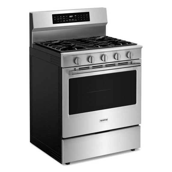 Maytag® Cuisinière au gaz à convection véritable avec mode gril - 30 po - 5 pi cu MFGS8030RZ