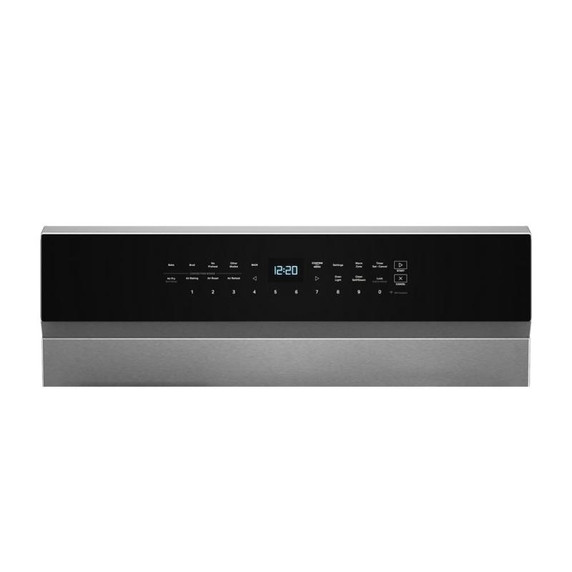 Whirlpool® Cuisinière au gaz intelligente de 30 pouces avec technologie de cuisson à air, auto-nettoyage/netoyage à la vapeur, préchauffage rapide avec capacité de 5.3 pi cu WFGS7530RZ
