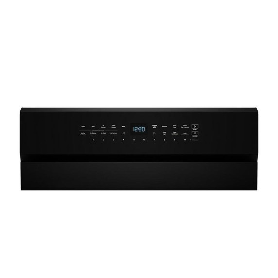 Whirlpool® Cuisinière au gaz intelligente de 30 pouces avec technologie de cuisson à air, auto-nettoyage/netoyage à la vapeur, préchauffage rapide avec capacité de 5.3 pi cu WFGS7530RB