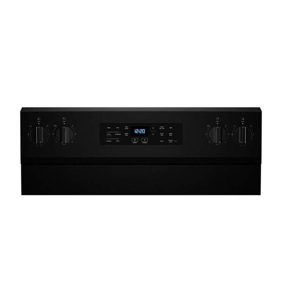 Whirlpool® Cuisinière électrique Energy Star avec cuisson à air, friture à air sans préchauffage et nettoyage automatique - 30 po YWFES5030RB