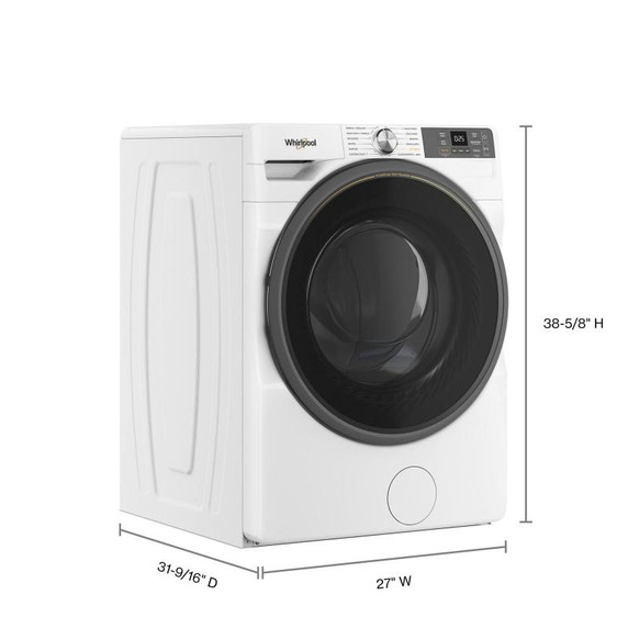Whirlpool® Laveuse à chargement frontal intelligente certifiée ENERGY STAR® avec système de ventilation FreshFlow™ de 5.2 pi cu WFW5720RW