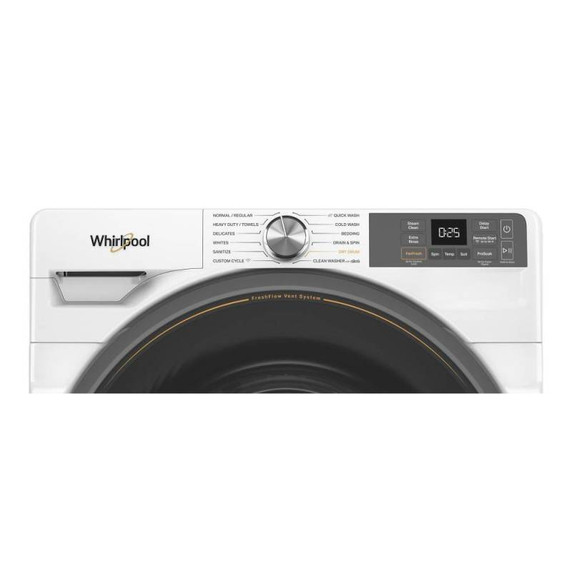 Whirlpool® Laveuse à chargement frontal intelligente certifiée ENERGY STAR® avec système de ventilation FreshFlow™ de 5.2 pi cu C.E.I. WFW5720RW