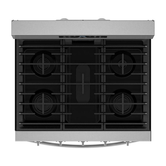 Whirlpool® Cuisinière au gaz de 30 pouces avec friture et cuisson à air, autonettoyante avec préchauffage WFGS5030RZ