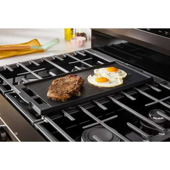 Whirlpool® Cuisinière au gaz de 30 pouces avec friture et cuisson à air, autonettoyante avec préchauffage WFGS5030RV Whirlpool® Cuisinière au gaz de 30 pouces avec friture et cuisson à air, autonettoyante avec préchauffage WFGS5030RV