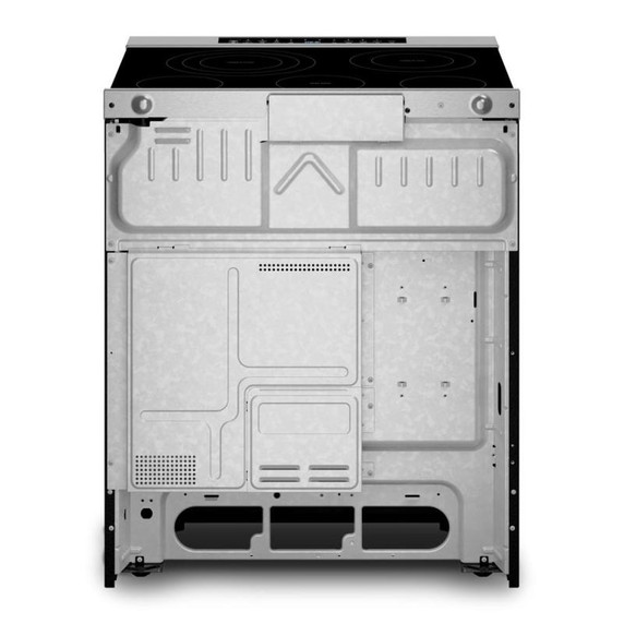 Whirlpool® Cuisinière électrique inteligente à commandes frontales de 30 pouces avec technologie de cuisson à air, revêtement WipeClean™, vapeur/auto-nettoyage, préchauffage à grande vitesse et capacité de 5.3 pi cu YWSES7530RZ
