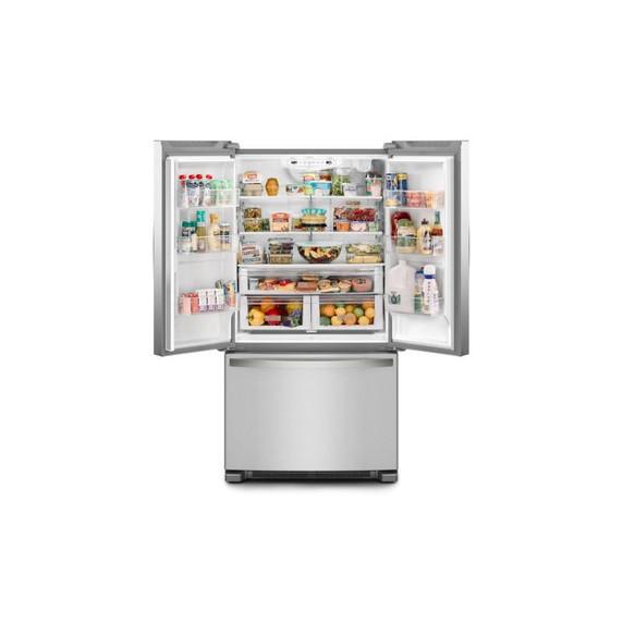 Whirlpool® Réfrigérateur à portes françaises, profondeur de comptoir et congélateur inférieur - 36po - 20picu WRFC2036RZ Whirlpool® Réfrigérateur à portes françaises, profondeur de comptoir et congélateur inférieur - 36po - 20picu WRFC2036RZ